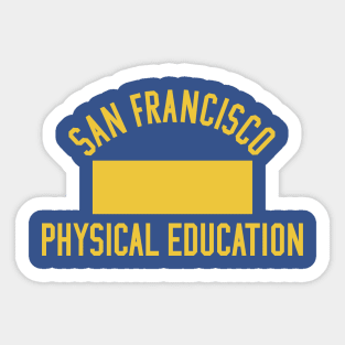 San Francisco Physical Education Sticker